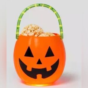 Hyde and Eek LED Lighted Halloween Pumpkin Bucket